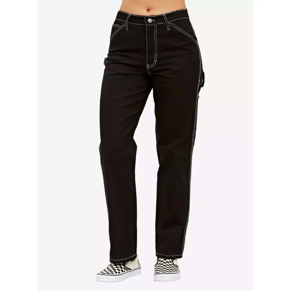 Dickies Girl Junior 32/11 Carpenter Pants Contrast Stitch Streetwear Utility